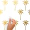 RoomMates Gold Foil Palm Tree Peel & Stick Wall Decals